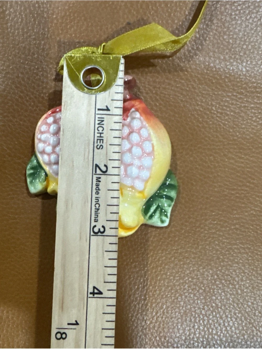 Vintage Fruit & Vegetable Wall Hooks Set of 3 Ceramic Kitchen Decor Cottagecore